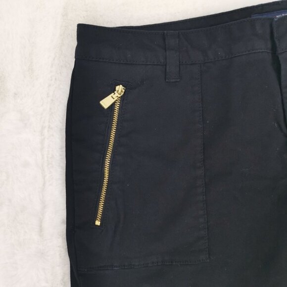 Tommy Hilfiger Women's 6 Mid Cotton Zipper Pants - Picture 3 of 10